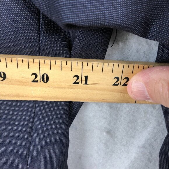 Jos A Bank Sport Coat Mens 43L Long Gray 100% Wool Jacket Blazer Office Classic - Picture 3 of 12